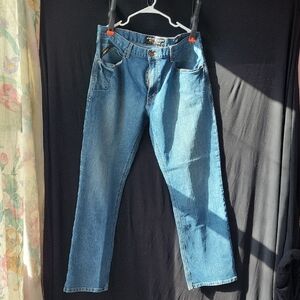 Ariat Rebar M4 Relaxed Boot Cut Men's Blue Jeans